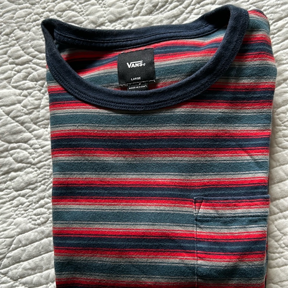 Vans size large front pocket T-shirt